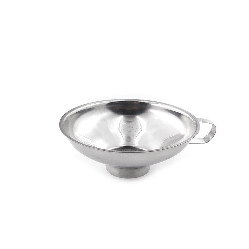 Stainless Steel Wide Mouth Funnel Large Diameter Funnel Thickened Funnel