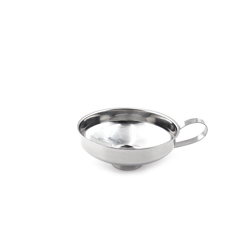 Stainless Steel Wide Mouth Funnel Large Diameter Funnel Thickened Funnel